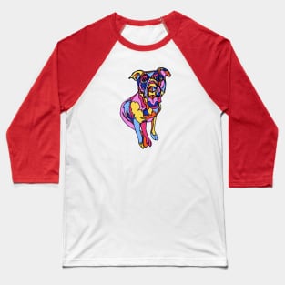 Dog Pop Art Baseball T-Shirt